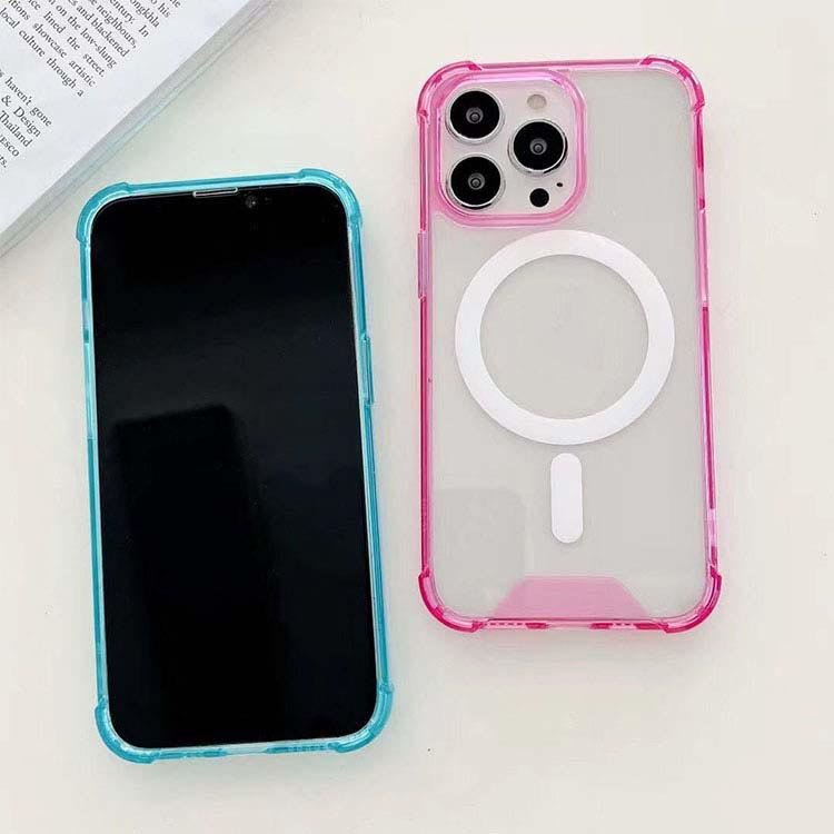 Clear acrylic phone case Original Magnetic Wireless Charging Case For iPhone 12 13 14 15 16 Pro MAX transparent PC phone case