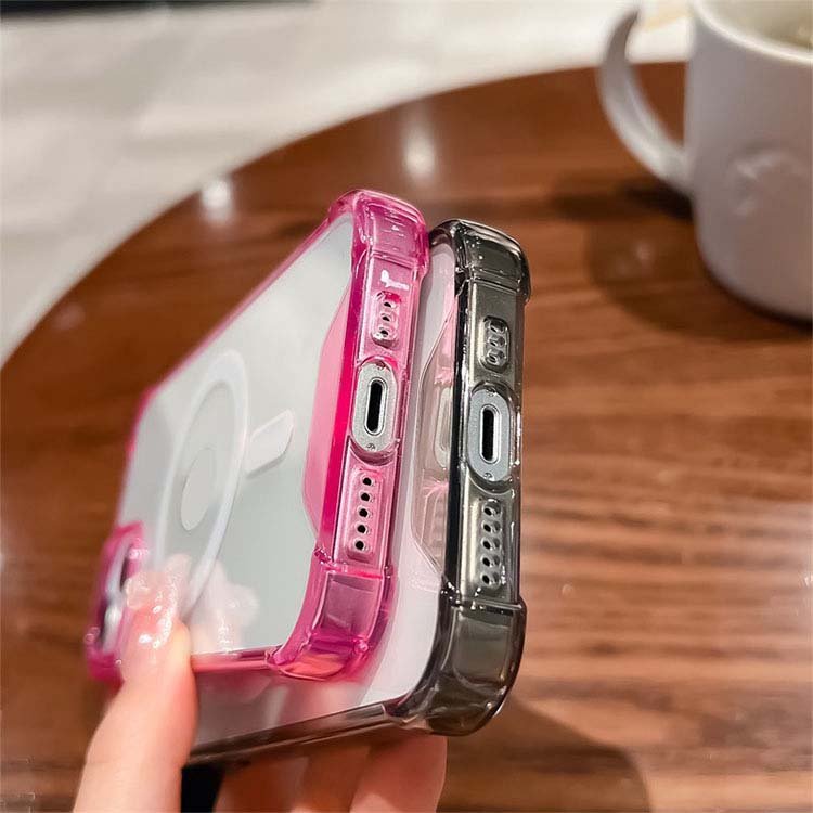 Clear acrylic phone case Original Magnetic Wireless Charging Case For iPhone 12 13 14 15 16 Pro MAX transparent PC phone case