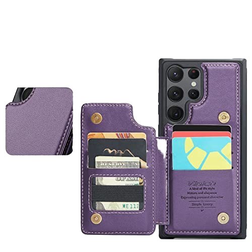 Applicable to for Samsung S24 Phone Case New Card S24 Mobile Phone Case All-Inclusive Border Drop S24ultra Protective Leather