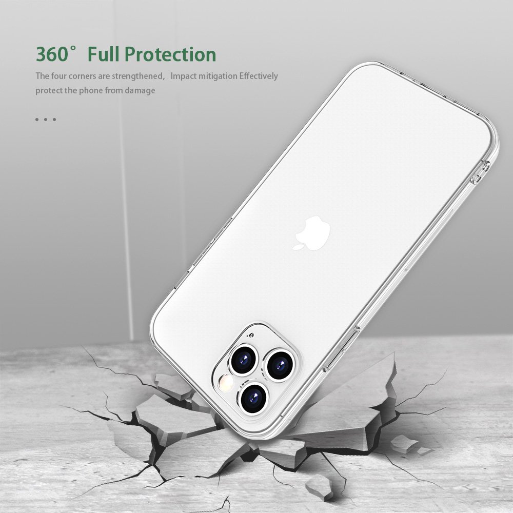 For iPhone 15 Wholesale Shockproof Crystal Clear Transparency Soft TPU Mobile Phone Case For iPhone15 11 12 13 14 Pro Max