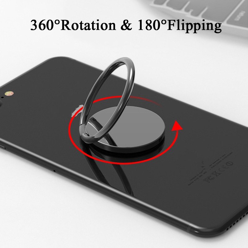Universal quality Metal 360 Degree Finger Grip Ring Mobile Phone Holder Kickstand Magnetic Phone Finger Ring Holder oem logo
