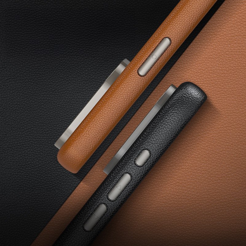 Luxury Premium Vegan Leather Business Elegant PU Slim Thin Phone Cover for iPhone 12 13 14 Pro max15 ultra