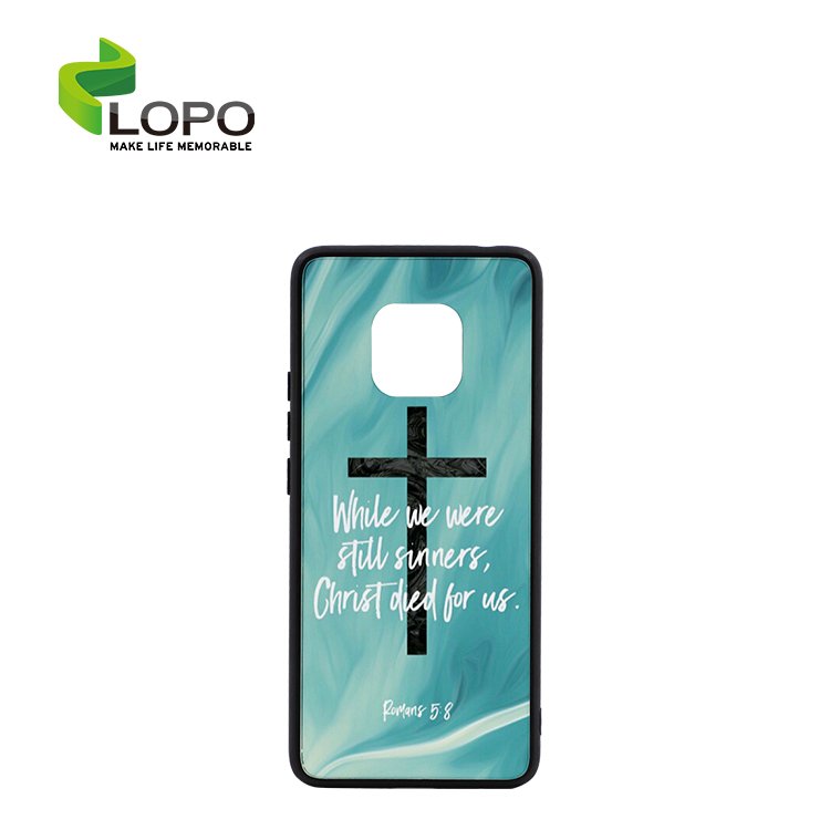 Personality Photo Heat Press Sublimation Blank 2D TPU with Tempered Glass Phone Case for Huawei Mate 20 Pro