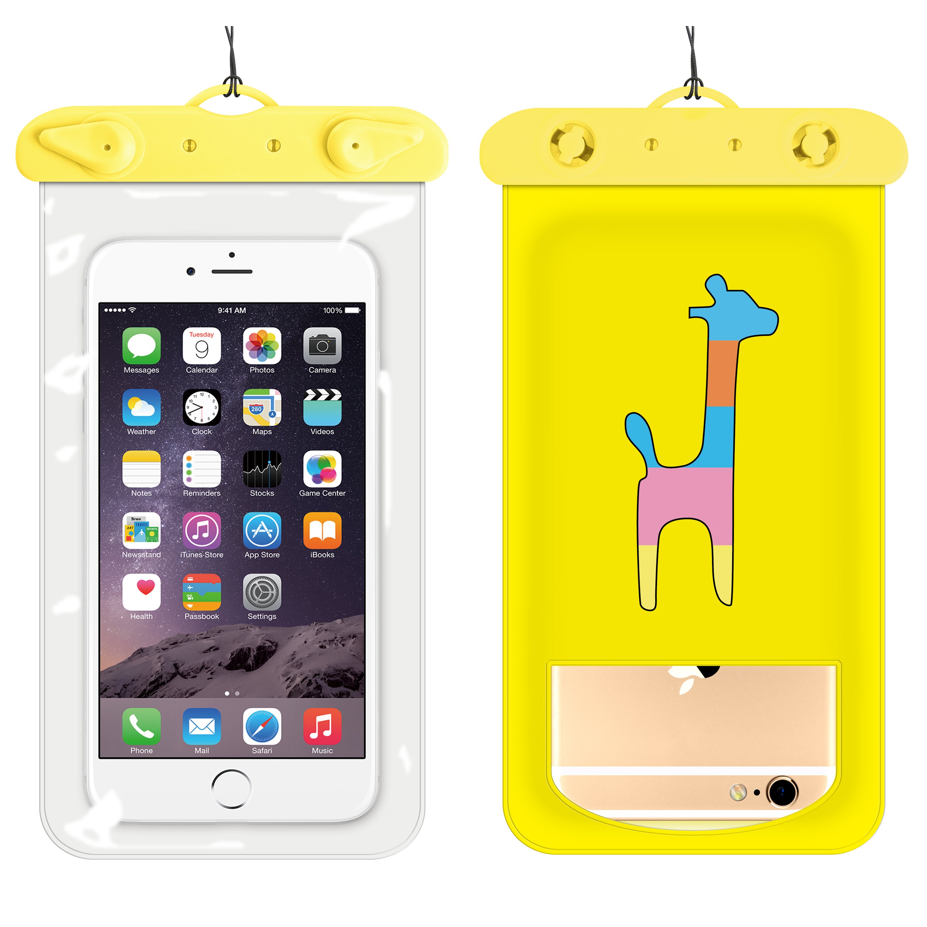 Cartoon mobile phone waterproof bag cartoon design waterproof mobile phone cover Suitable for Children