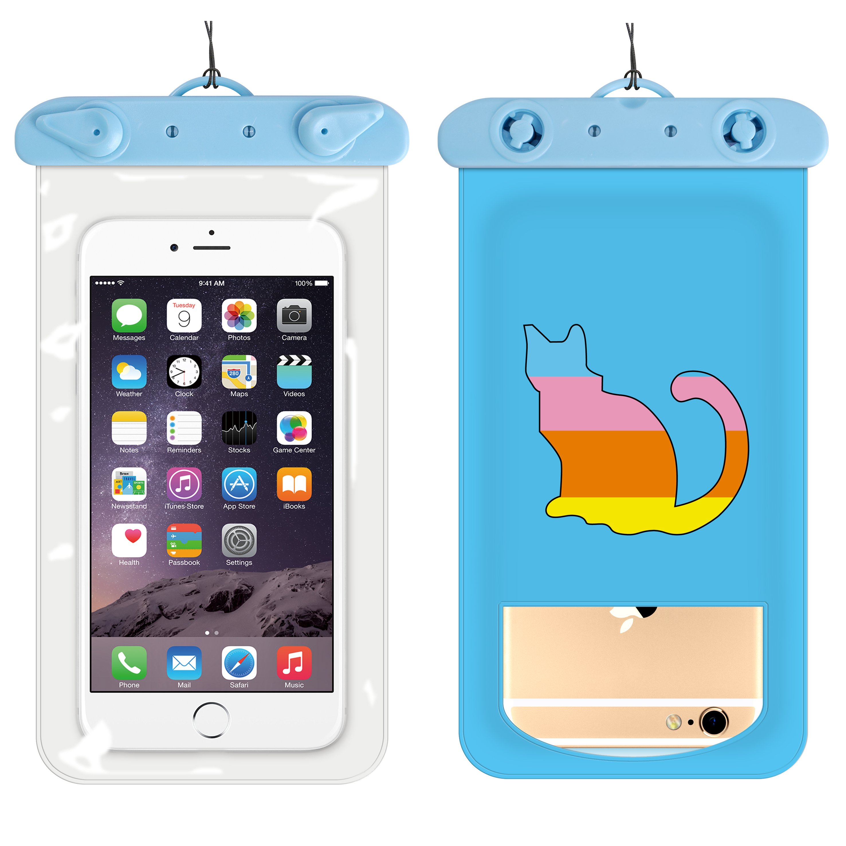 Cartoon mobile phone waterproof bag cartoon design waterproof mobile phone cover Suitable for Children