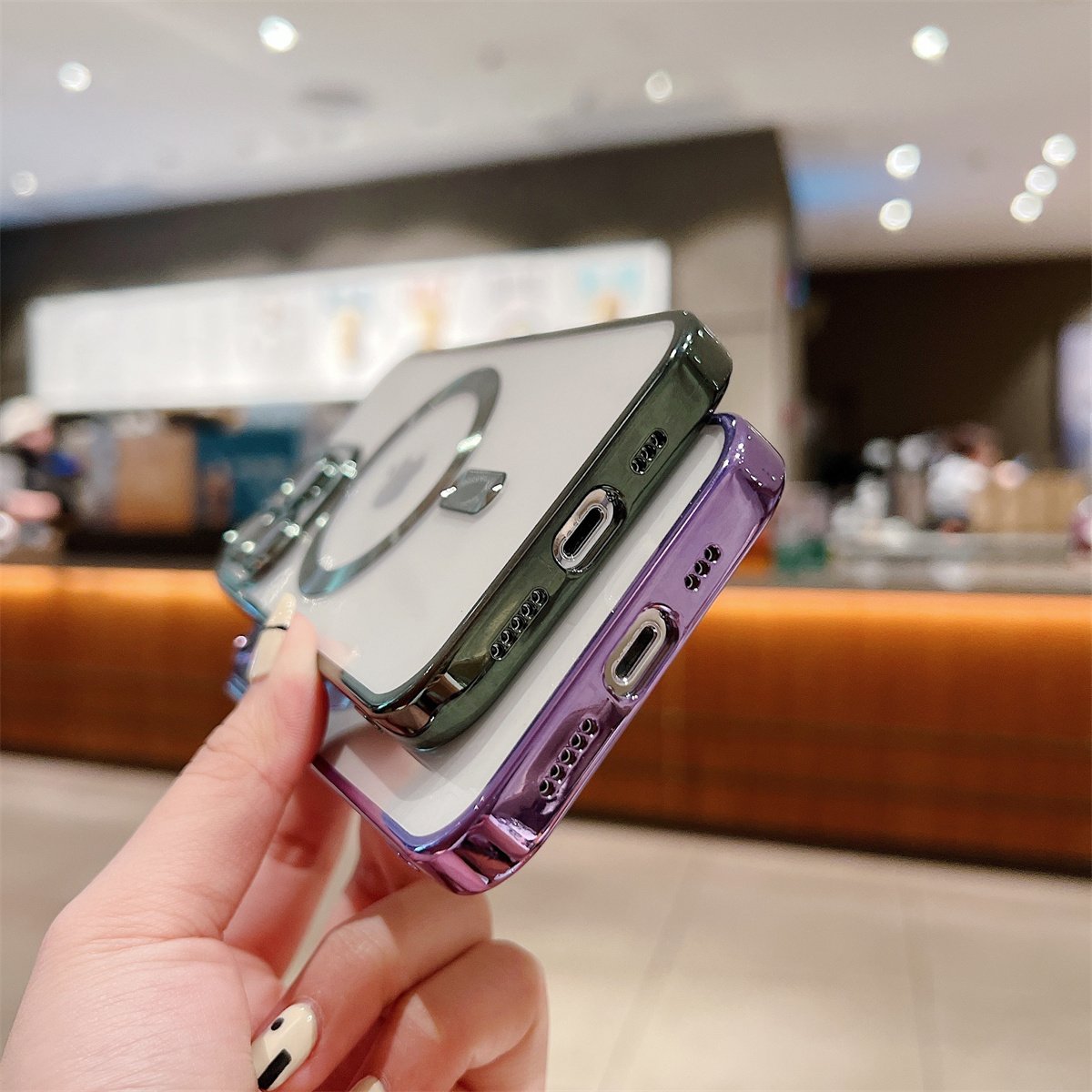 Hot Sale Luxury Electroplated Plated Tpu Phone Case For iPhone 16 15 Pro Max Shockproof Transparent Soft Protective Cover