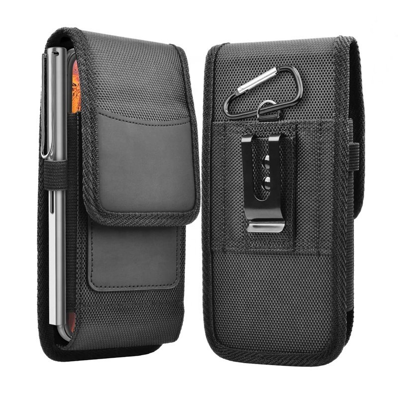 High quality mobile Phone Holster Universal nylon Waist Bag Belt Clip Pouch S M L XL Mobile Phone Case Bag