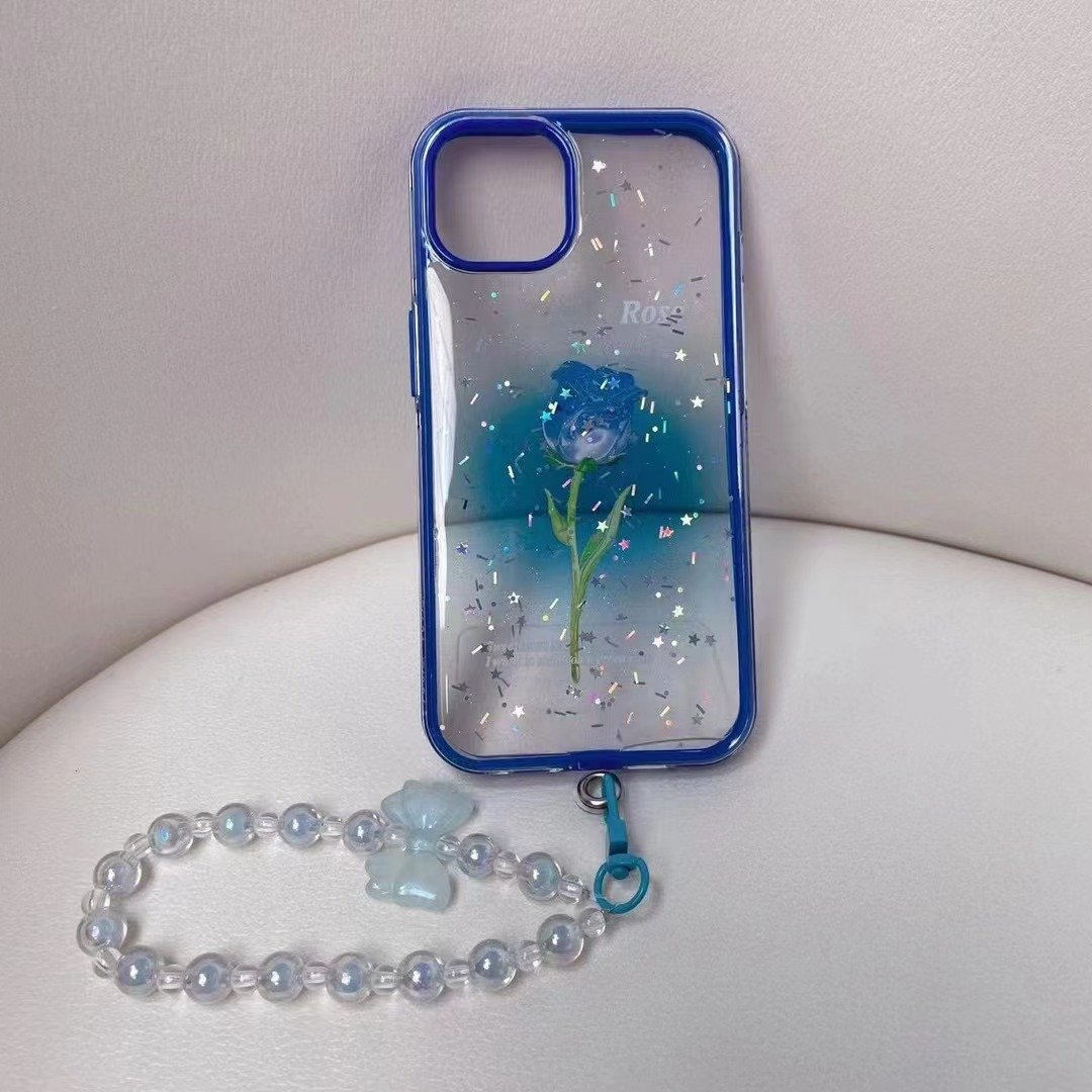 Hot Selling Luxury UV Printed TPU & PC Phone Case Fashionable Mobile Cover Belt ChainFOR iPhone 15 Sam Galaxy Magnetic Feature