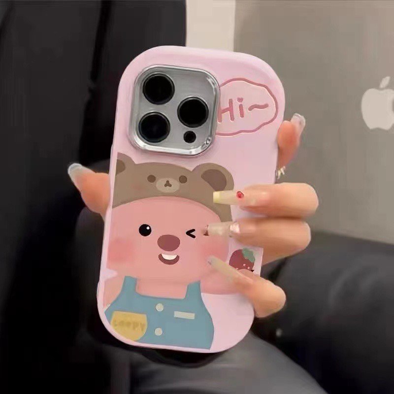 For iPhone 14 13 12 11 Pro Max XSmax XR X XS 7 8Plus All-inclusive Shell Cartoon Graffiti Mobile Phone Case