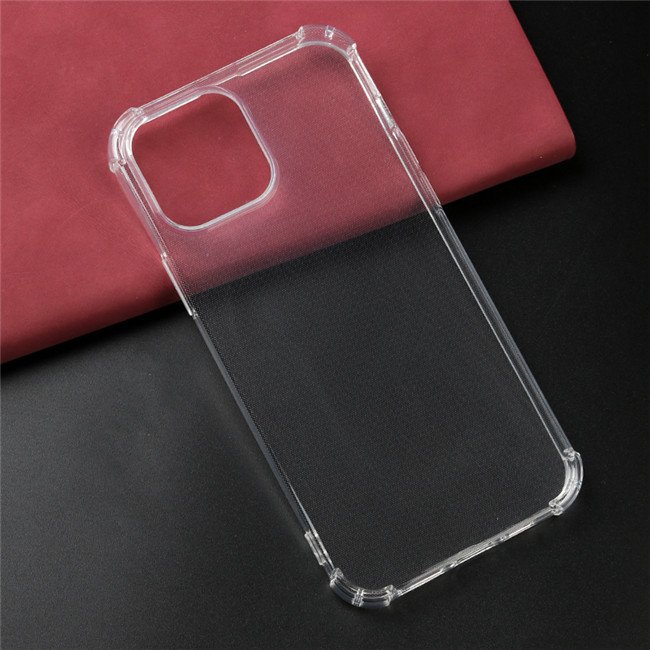 Clear Shockproof Silicone Phone Case For iPhone 16 Pro Max 15 14 13 Pro 12 Xs Max XR 7 8 Plus Transparent Soft TPU Phone Cover