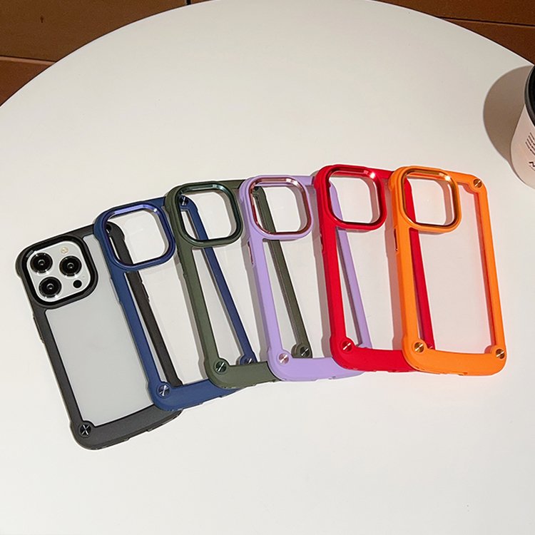 Matte Mobile Phone Cover For IPhone 14 13 12 11 Pro Max Transparent PC Cell Phone Case For IPhone 15 16 Pro Max