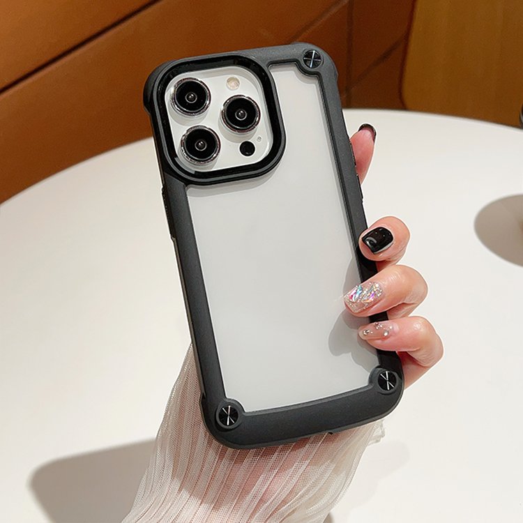 Matte Mobile Phone Cover For IPhone 14 13 12 11 Pro Max Transparent PC Cell Phone Case For IPhone 15 16 Pro Max
