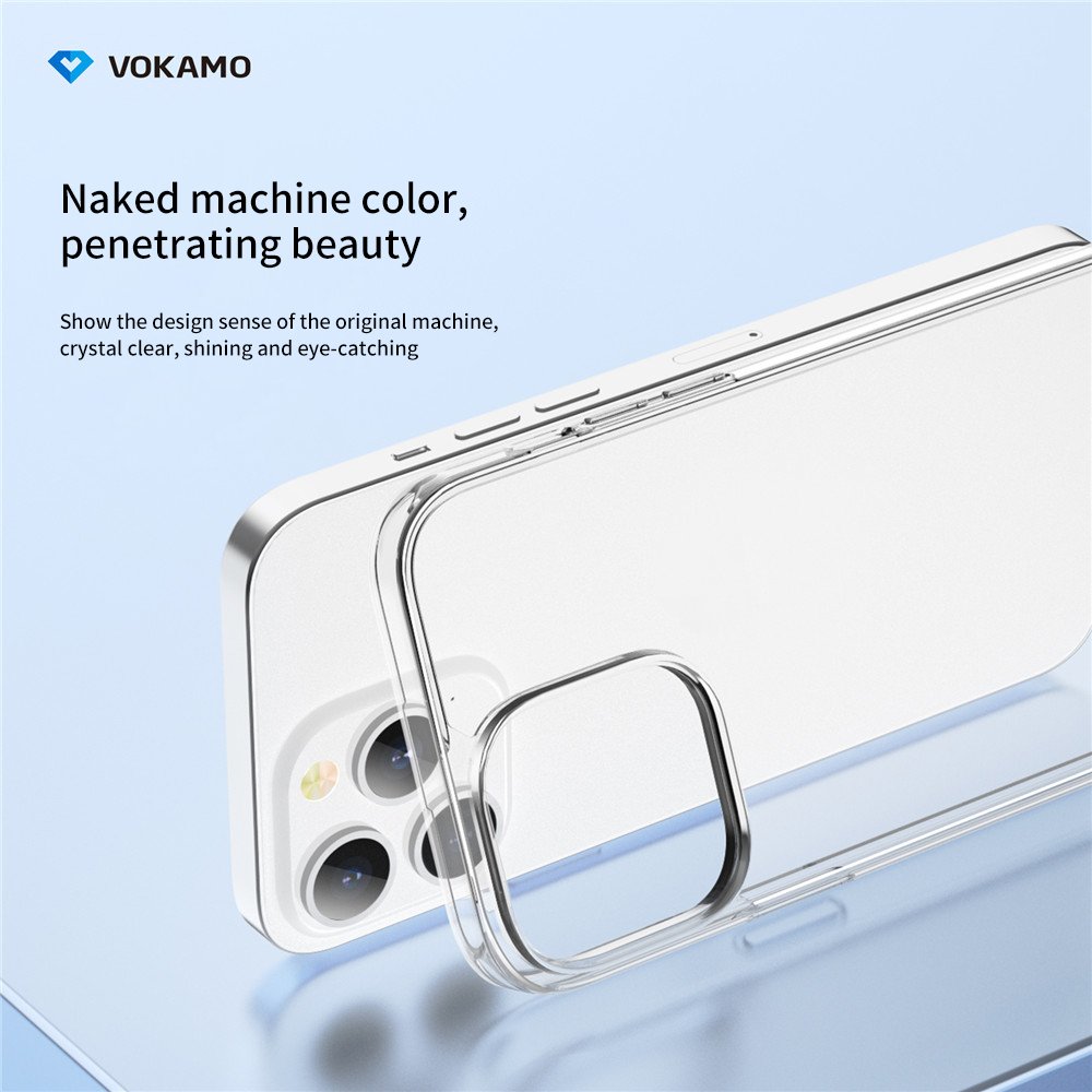 High transparency and clarity TPU+PC anti-yellowing UV protection Double Clear Anti-scratch Case for iPhone 14