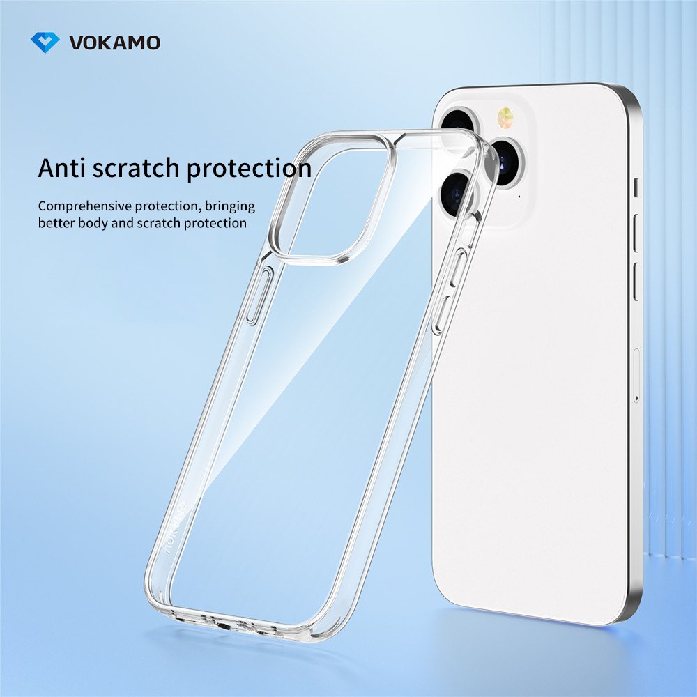 High transparency and clarity TPU+PC anti-yellowing UV protection Double Clear Anti-scratch Case for iPhone 14