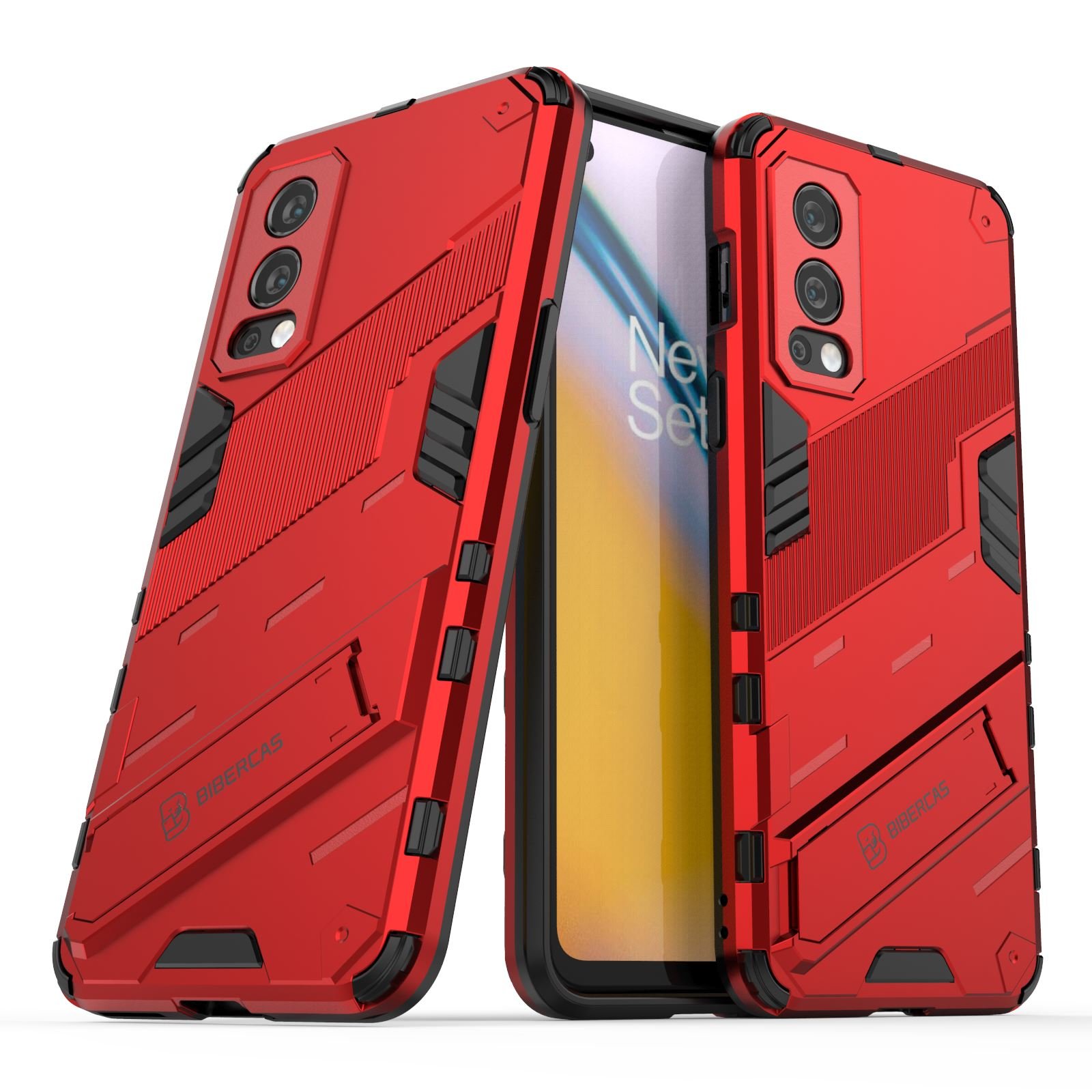 Luxury Anti Shock Drop Phone Case for Oneplus Nord 2 5G with Holder Cover for Oneplus Nord 2T TPU Protector Back Cover