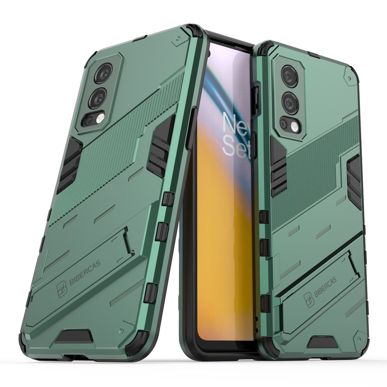 Luxury Anti Shock Drop Phone Case for Oneplus Nord 2 5G with Holder Cover for Oneplus Nord 2T TPU Protector Back Cover