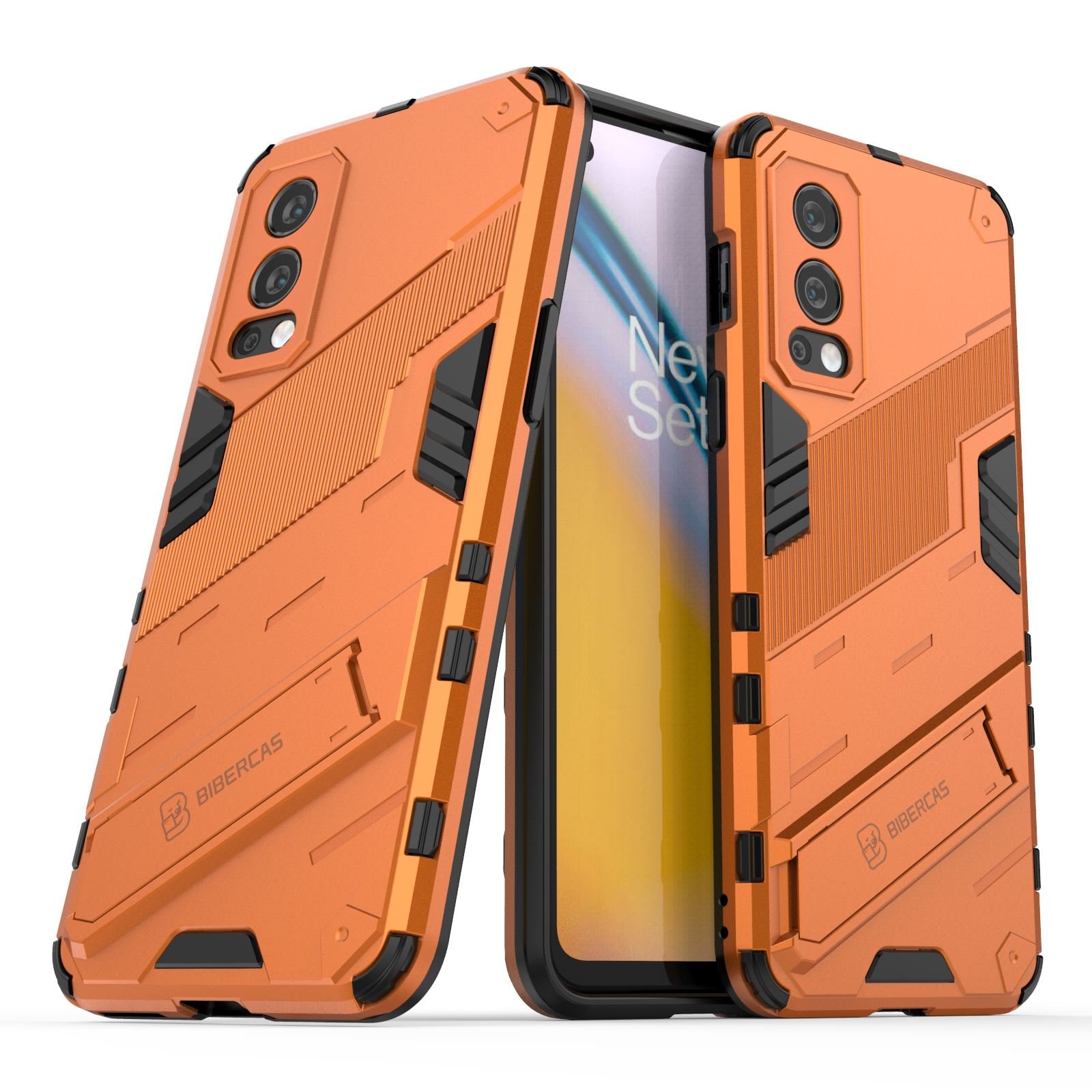 Luxury Anti Shock Drop Phone Case for Oneplus Nord 2 5G with Holder Cover for Oneplus Nord 2T TPU Protector Back Cover