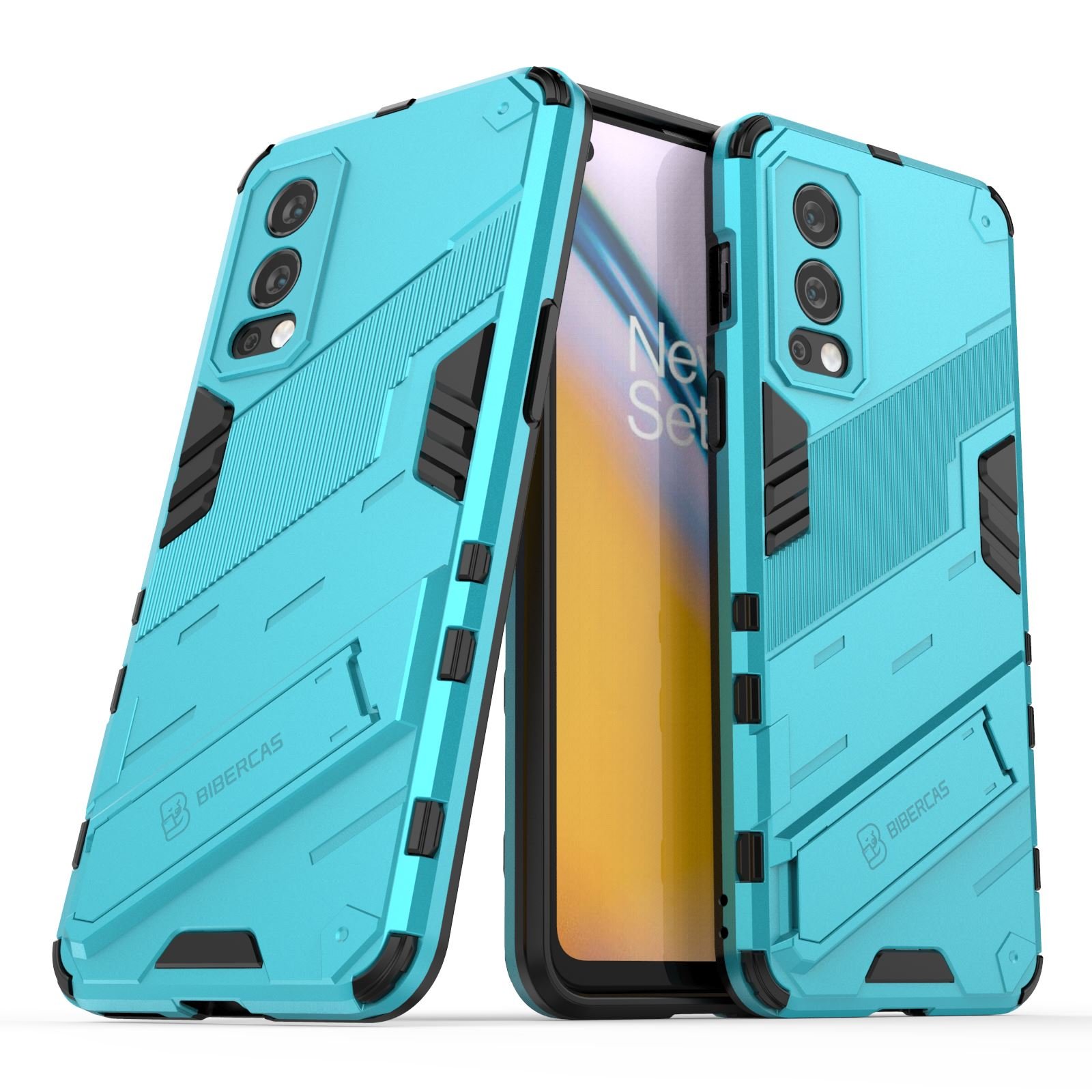 Luxury Anti Shock Drop Phone Case for Oneplus Nord 2 5G with Holder Cover for Oneplus Nord 2T TPU Protector Back Cover