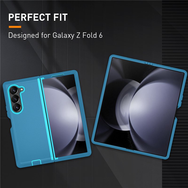 Shockproof TPU PC Hybrid Phone Case for Samsung Z Flip 6 Belt Clip Holster Stand Holder with Plain Design Mobile Phone Case