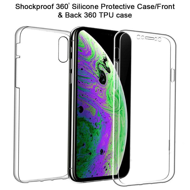 2 in 1 TPU PC Full Cover Protection Mobile Phone Case for iphone xs max