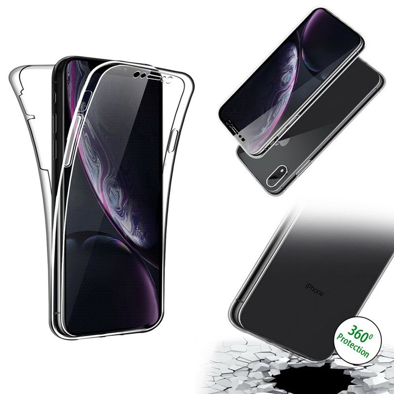 2 in 1 TPU PC Full Cover Protection Mobile Phone Case for iphone xs max
