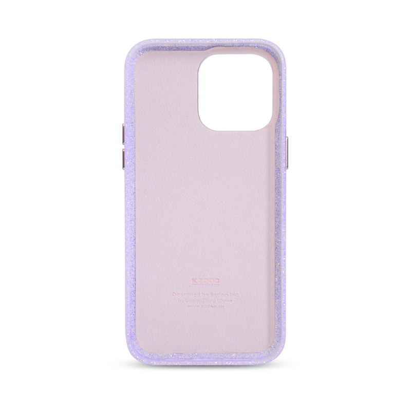 KZDOO Sparkle bling shining phone protective case shockproof premium leather back cover for iphone14/14plus/14pro/14promax
