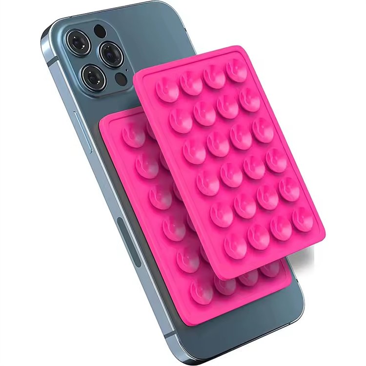 Silicone Phone Case Holder Adhesive Mount Compatible Cellphone Cases Anti-Slip Mobile Accessory Suction Phone Grip