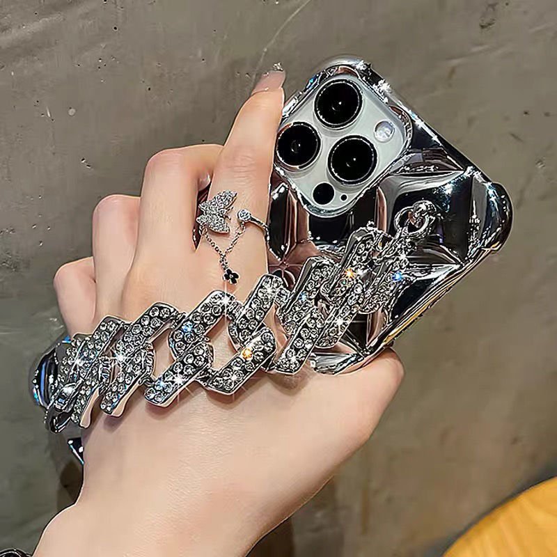 Luxury Bling Diamond Phone Case for iPhone 15 Pro Max 14 Pro Tpu Soft Gir's Cover Cases for iPhone 13 14 15 Pro Max