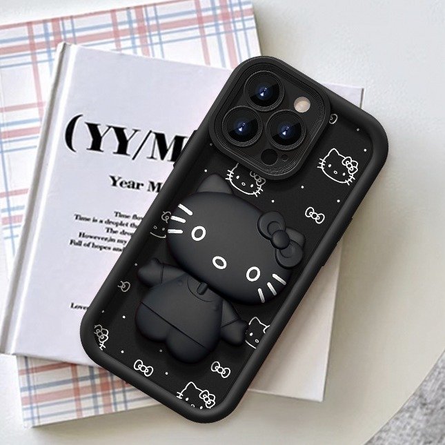 Luxury Melody's Cute Cartoon Silicone Girl Phone Case for iPhone 16 15 Pro XR XS 11 12 13 14 Max Mobile Back Cover