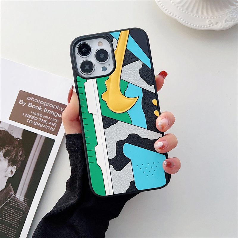Luxury Street Fashion Sneaker Shoes Designer 3D Silicone Phone Case For Iphone 15 15Plus X Xr Xs Max 11 12 13 14 Pro Max