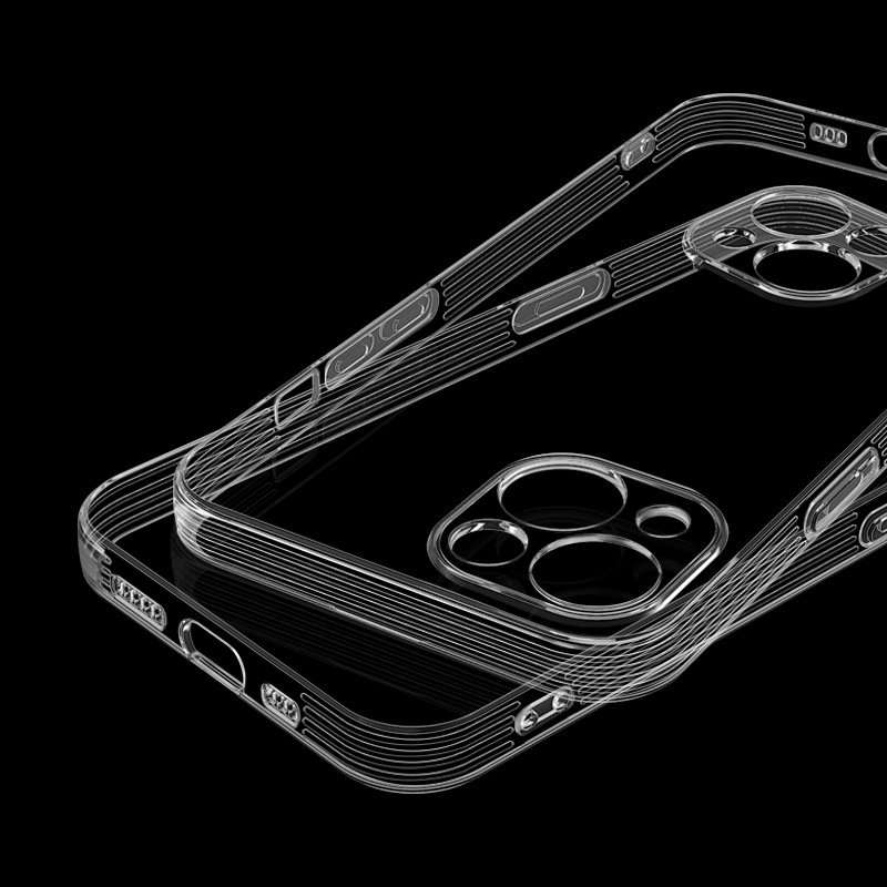 luxury mobile phone case transparent soft tpu back cover for iPhone 11 12 11 pro 14 7 8 13 pro max