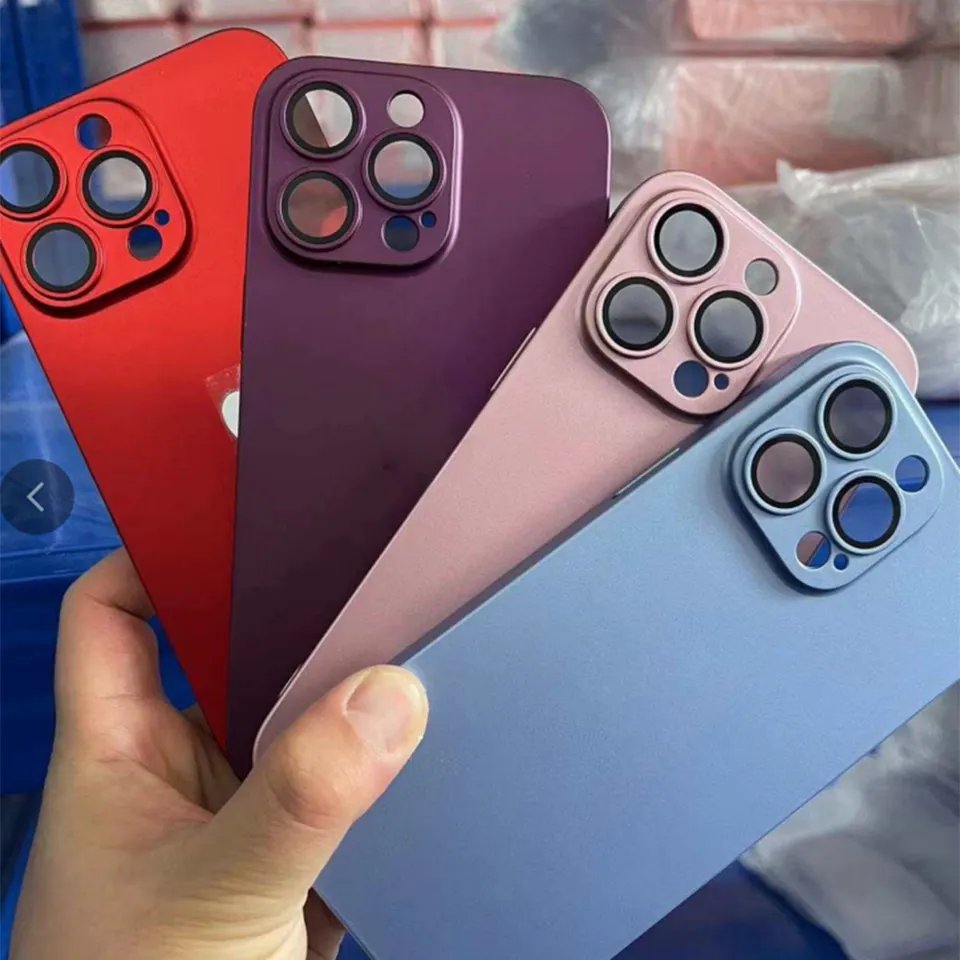 Factory wholesale PC Electroplate mobile cell accessories cover for apple fundas iphone 11 12 13 14 15 16 Pro max phone case