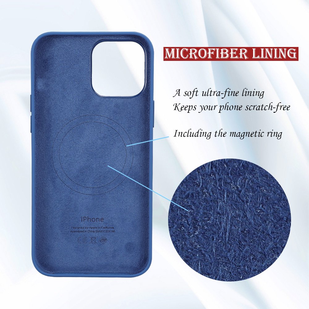 Luxury Original Logo Mag Shockproof Silicon Case Safe Magnetic Liquid Silicone Phone Cases For iPhone 14 13 12 Pro Max