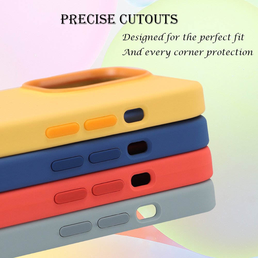 Luxury Original Logo Mag Shockproof Silicon Case Safe Magnetic Liquid Silicone Phone Cases For iPhone 14 13 12 Pro Max