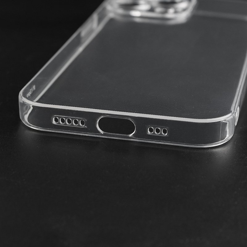Silicone Phone Case For iPhone 16 Pro Max 15 14 13 Pro 12 11 XS XR Soft Transparent TPU Material Protective Cover