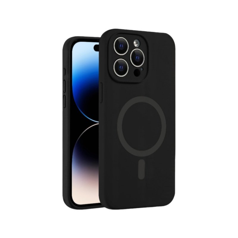 High Quality Wireless Magnetic Charging Silicone Case for iPhone 16 Pro Max 15 14 Plus Full Protection Mobile Phone Cases