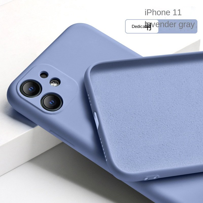2022 Hot Selling Custom Soft Microfiber Cloth Lining Liquid Silicone Mobile Phone Bags Cases for Apple iPhone 13 12 11 Pro