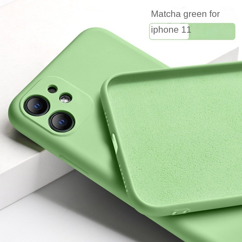 2022 Hot Selling Custom Soft Microfiber Cloth Lining Liquid Silicone Mobile Phone Bags Cases for Apple iPhone 13 12 11 Pro