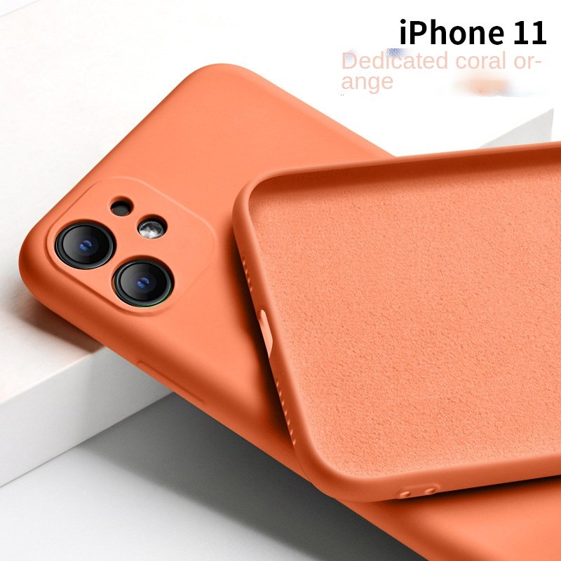 2022 Hot Selling Custom Soft Microfiber Cloth Lining Liquid Silicone Mobile Phone Bags Cases for Apple iPhone 13 12 11 Pro