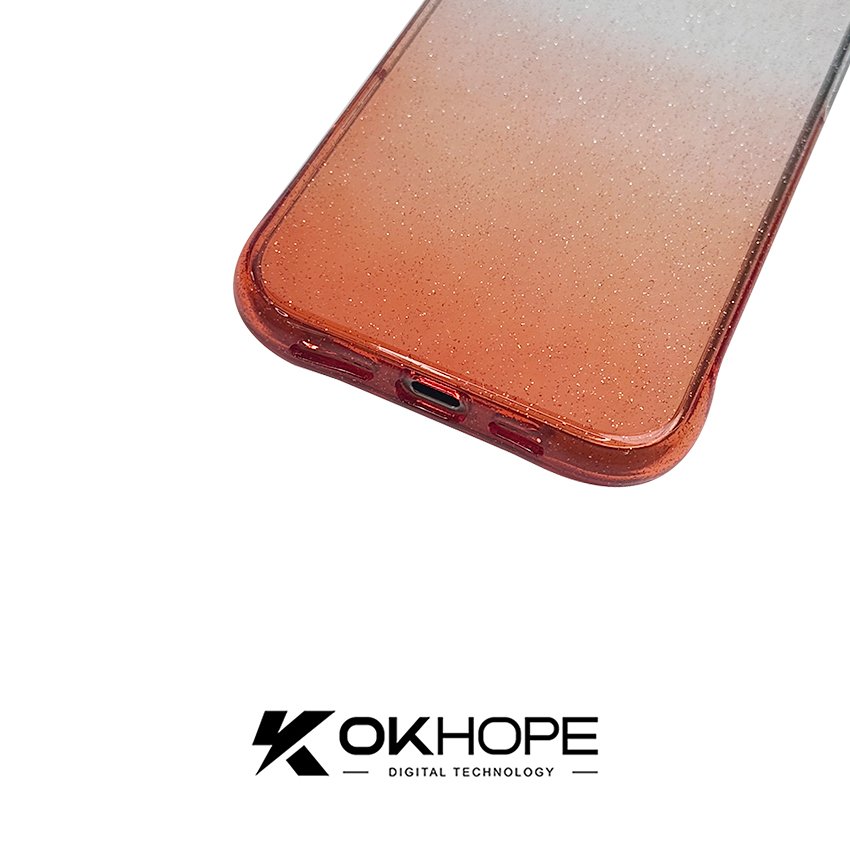 luxury Popular clear gradual change color Not Yellowing PC Mobile phone cases for iphone 15 pro max