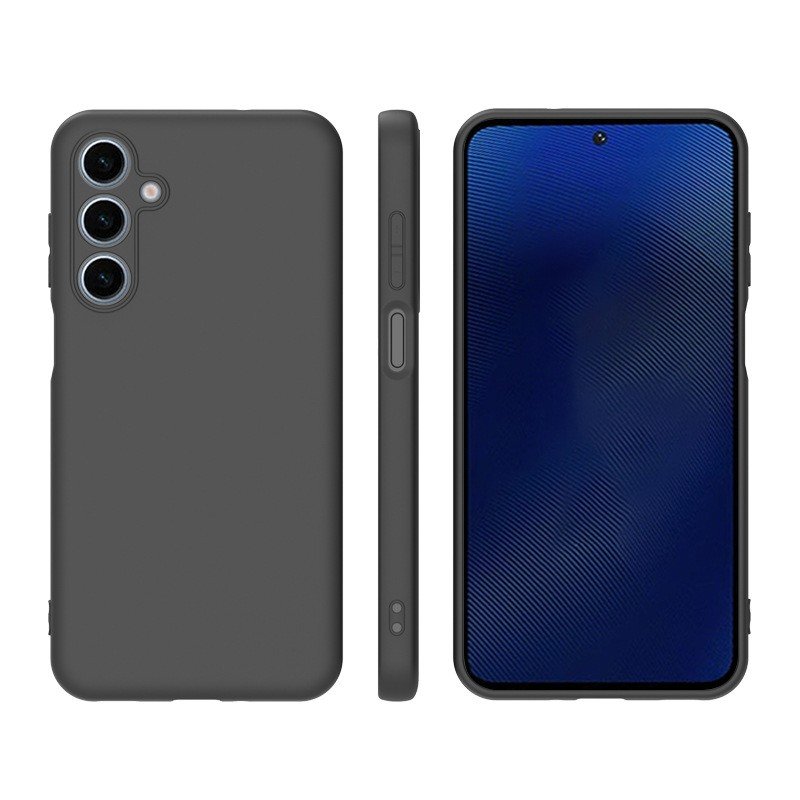 Black matte tpu mobile phone cases soft solid color phone case for Samsung A14 5G A15 A25 A34 F14 A54 M14 M34 Camera protector