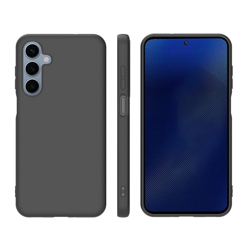 Black matte tpu mobile phone cases soft solid color phone case for Samsung A14 5G A15 A25 A34 F14 A54 M14 M34 Camera protector