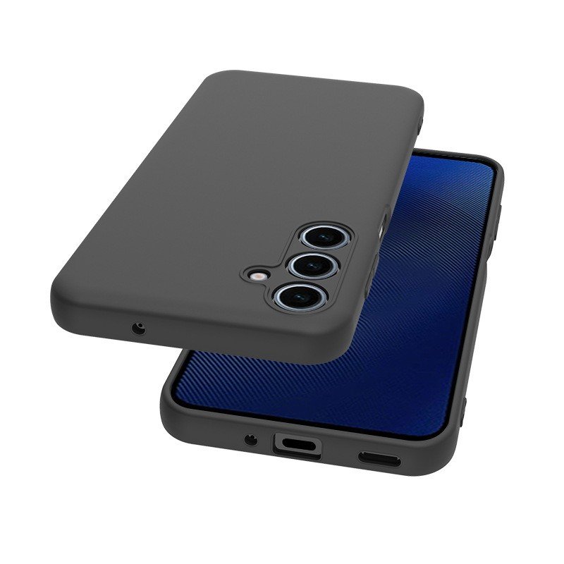 Black matte tpu mobile phone cases soft solid color phone case for Samsung A14 5G A15 A25 A34 F14 A54 M14 M34 Camera protector