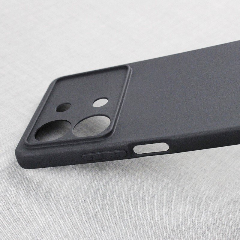 Black TPU Case for Xiaomi Redmi 12 13C R A2 K60 Ultra K70 Pro Note 12 Turbo R 12S Anti Fall Back Protective Shell