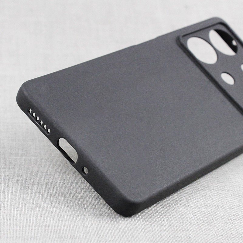 Black TPU Case for Xiaomi Redmi 12 13C R A2 K60 Ultra K70 Pro Note 12 Turbo R 12S Anti Fall Back Protective Shell