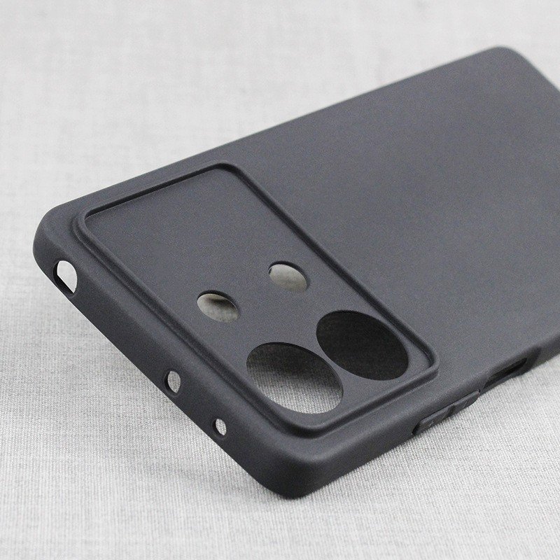 Black TPU Case for Xiaomi Redmi 12 13C R A2 K60 Ultra K70 Pro Note 12 Turbo R 12S Anti Fall Back Protective Shell