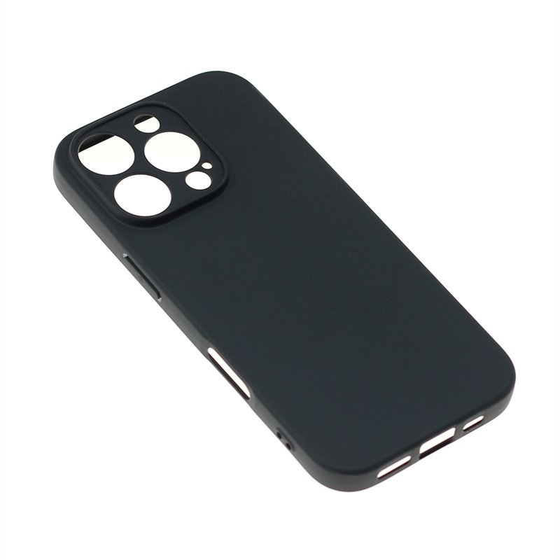 Manufacturer Wholesale Matte TPU Cases Soft Frosted Back Cover Silicone Mobile Phone Case For Apple iPhone 16 Pro Black