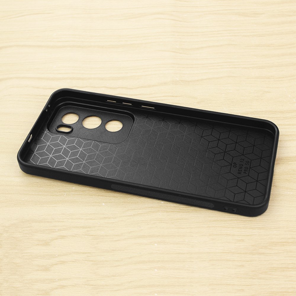 DIY Sublimation Phone Case For Reno 12 Pro 5G Custom Black 2D TPU + PC Mobile Phone Cover For Oppo Reno 12 5G