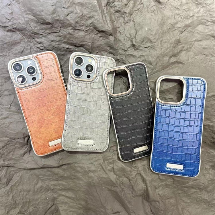 Luxury Frameless Hard PC Soft Touch Leather Mobile Phone Case High-lend Magnetic Protective Case for iPhone 16 15 14 13 12 11