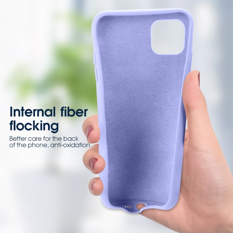 New Mobile Phone Cover Soft Protect Shell Liquid Silicone Cell Phone Case For Apple Iphone 14 13 12 11 X Xr 7 8 Pro Max